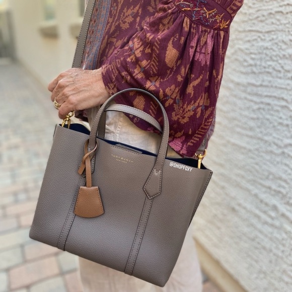 SOLD Tory Burch Perry Small Triple Compartment Tote Bag - Picture 3 of 16